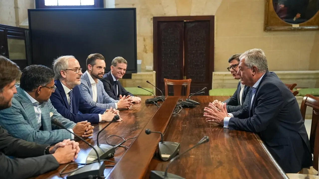  El encuentro entre el alcalde y la multinacional Colliers, que ha adquirido la rama de ingenier&iacute;a de Ayesa. | Ayto 