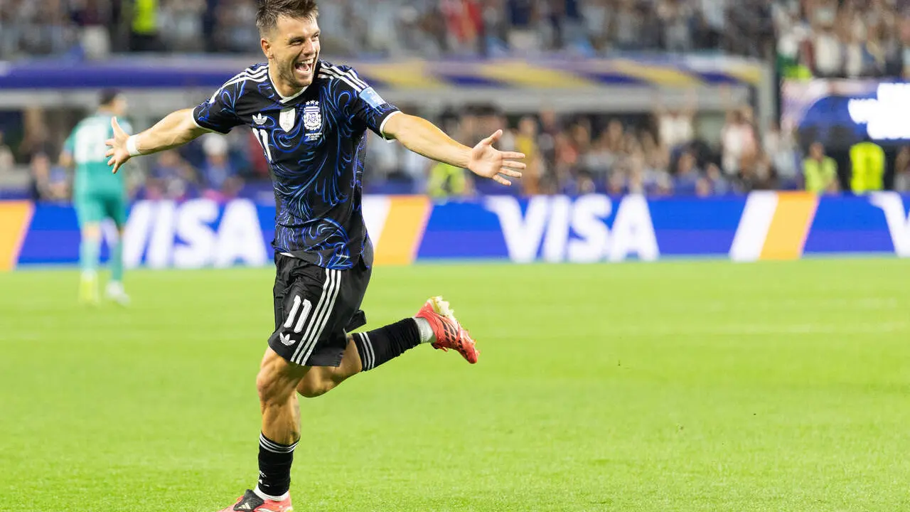  Lo Celso celebra su gol ante Jordania en el Mundial. | EP 