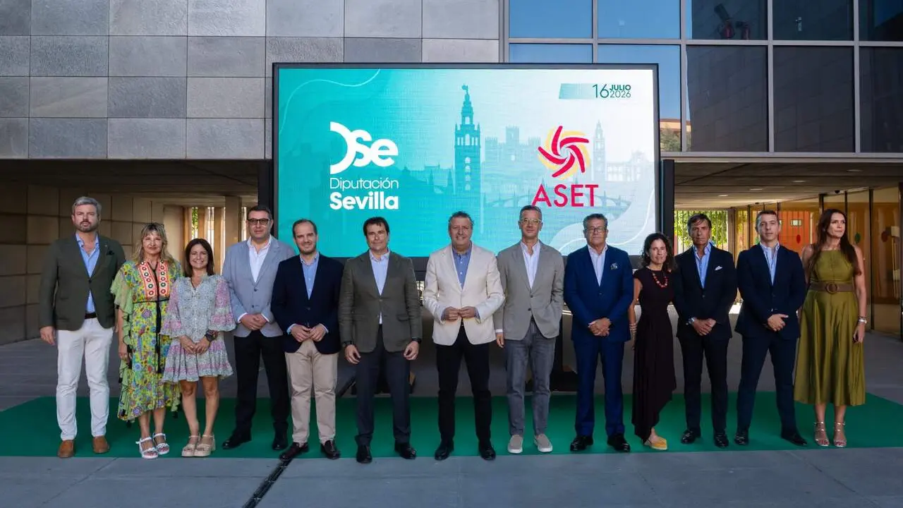  Reuni&oacute;n del presidente de la Diputaci&oacute;n de Sevilla, Javier Fern&aacute;ndez, con la Junta de Gobierno de la ASET | DIPUTACI&Oacute;N DE SEVILLA 
