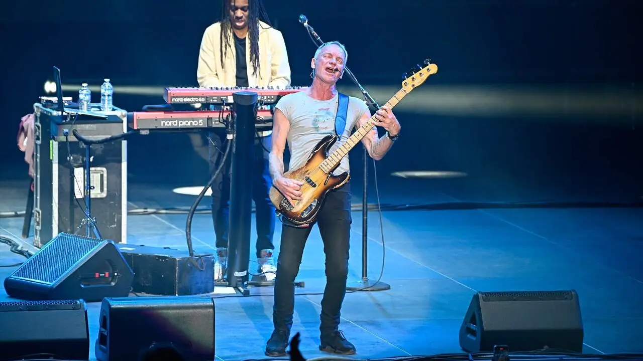  Sting en concierto en imagen de archivo. | EP 