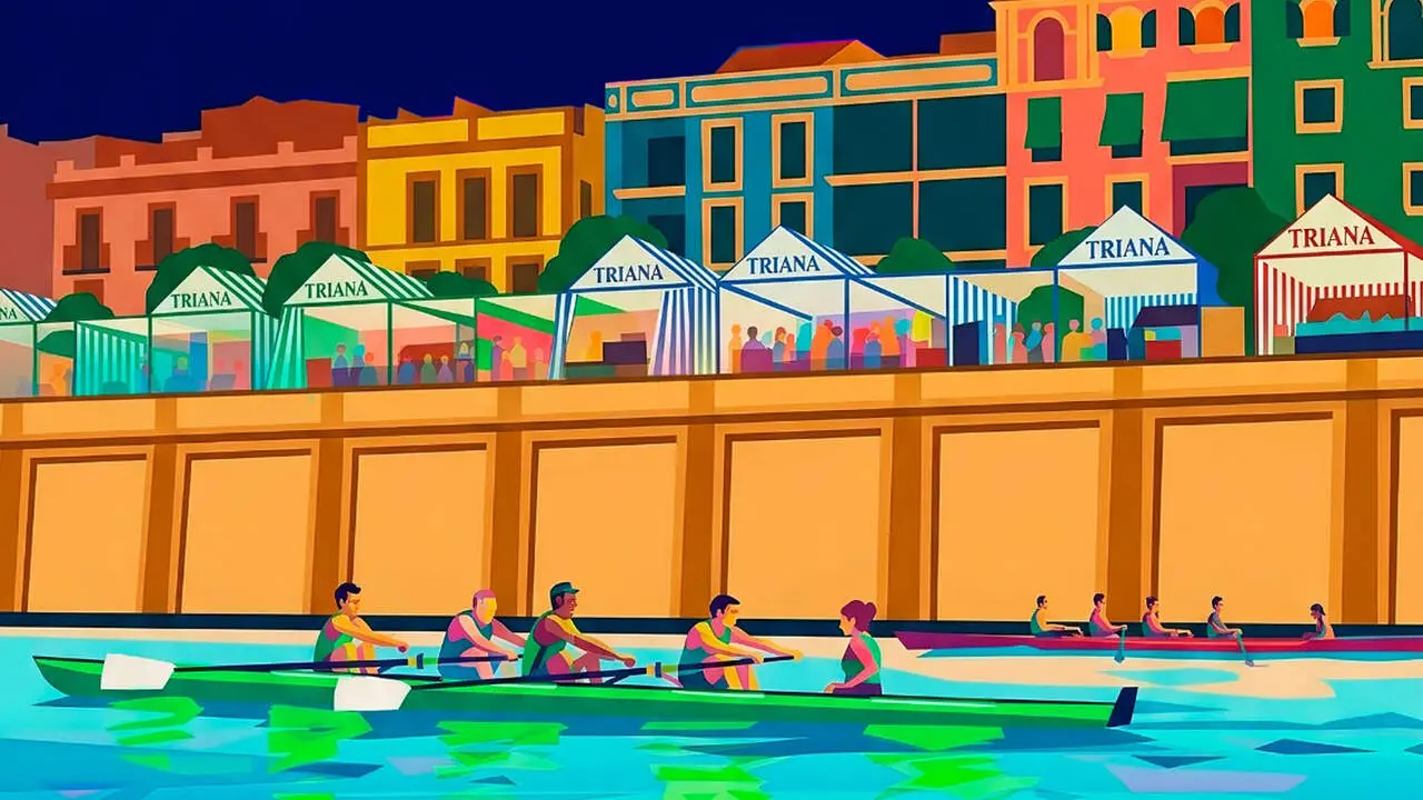  Cartel de la X Regata Nocturna de la Vel&aacute; de Triana. | FAR 