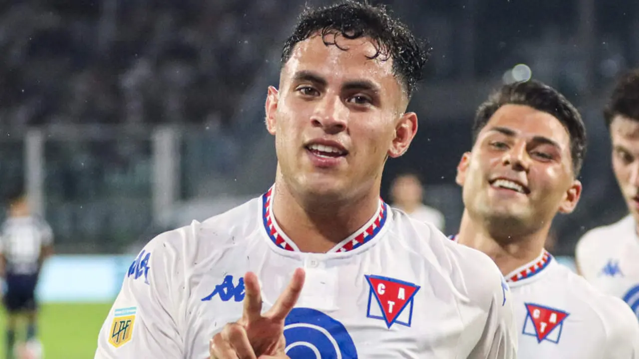  David Romero celebra un gol en un partido del Club Atl&eacute;tico Tigre. | CAT 