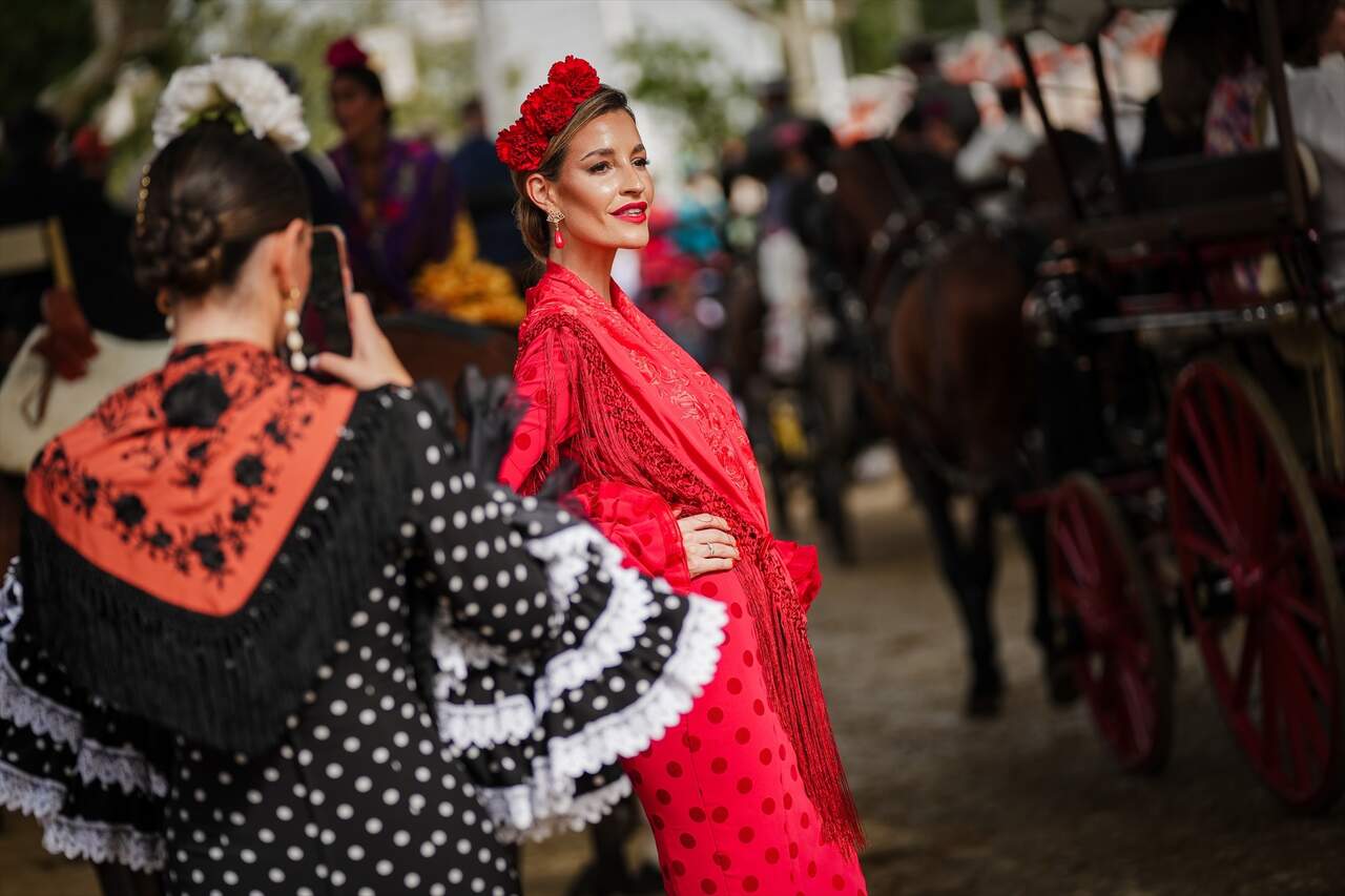 Flamencas en el Real | María José López / Europa Press