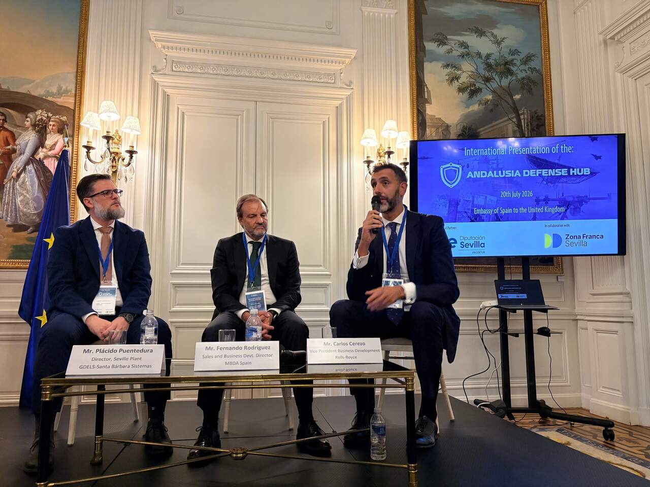 El panel de cooperación entre España y Reino Unido. | HDA